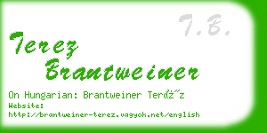 terez brantweiner business card